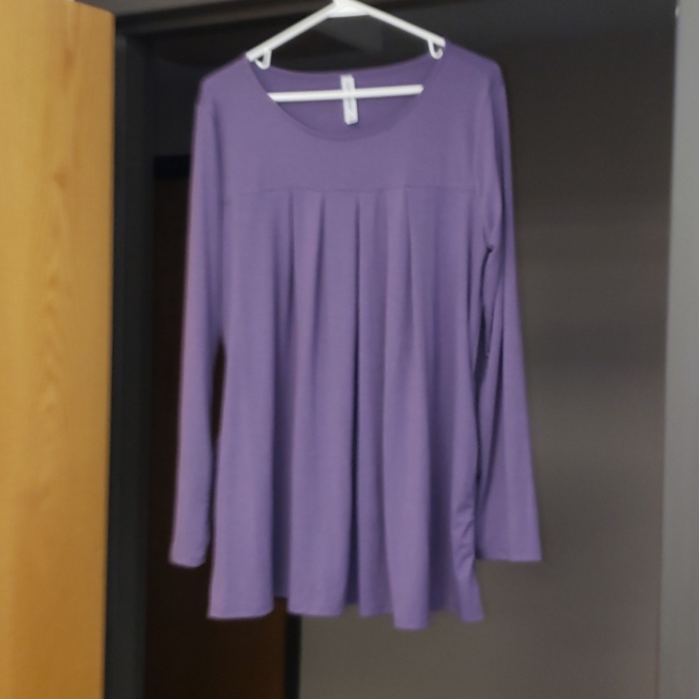 Zenana Premium XL Tunic Purple